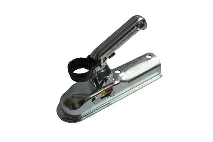 TAŽNÁ SPOJKA WINTERHOFF 8-A, NA TYČ PRŮMĚR 50 MM, 800 KG PRO NEBRŽDĚNÉ PŘÍVĚSY ORIGINÁL