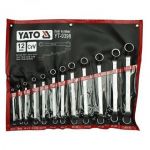 YATO Sada klíčů očkových 12ks 6-32 mm ohnuté  YT-0398