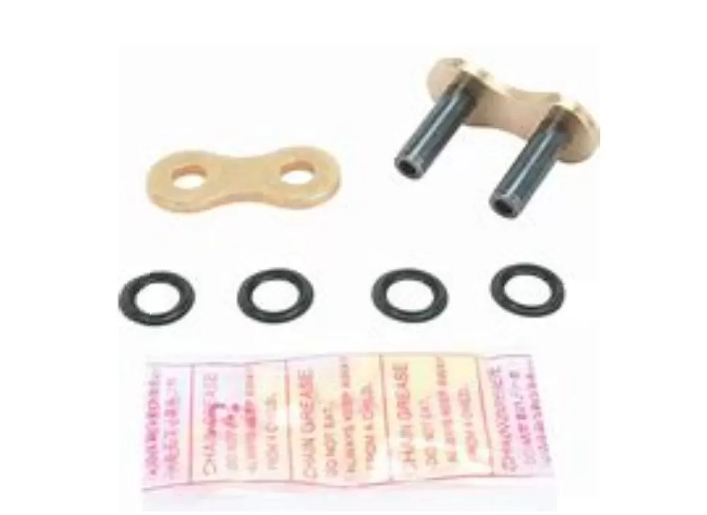 Řetězová spojka nýtovací D.I.D Chain 530VX3 ZJ, Zlatá